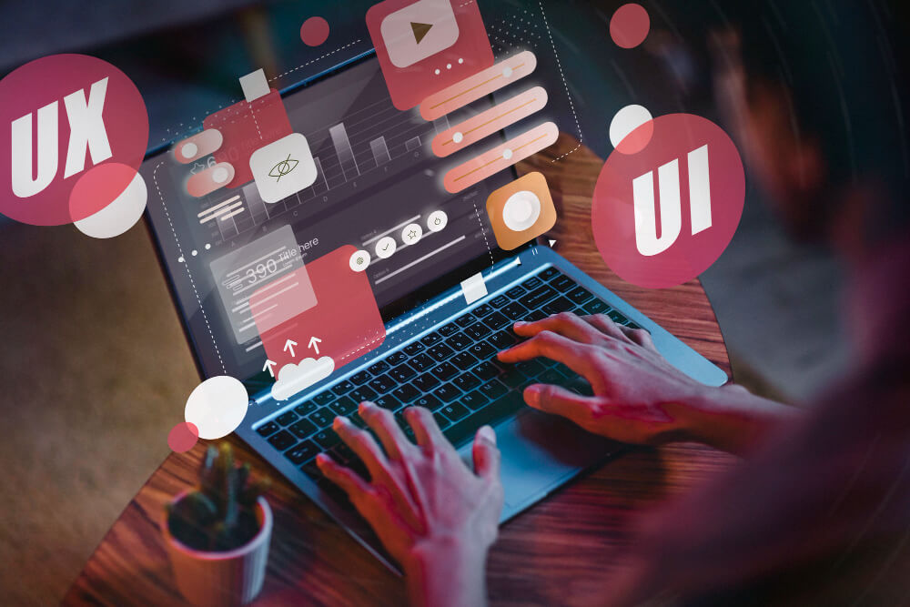 Especialista em UI/UX Design otimizando layout.