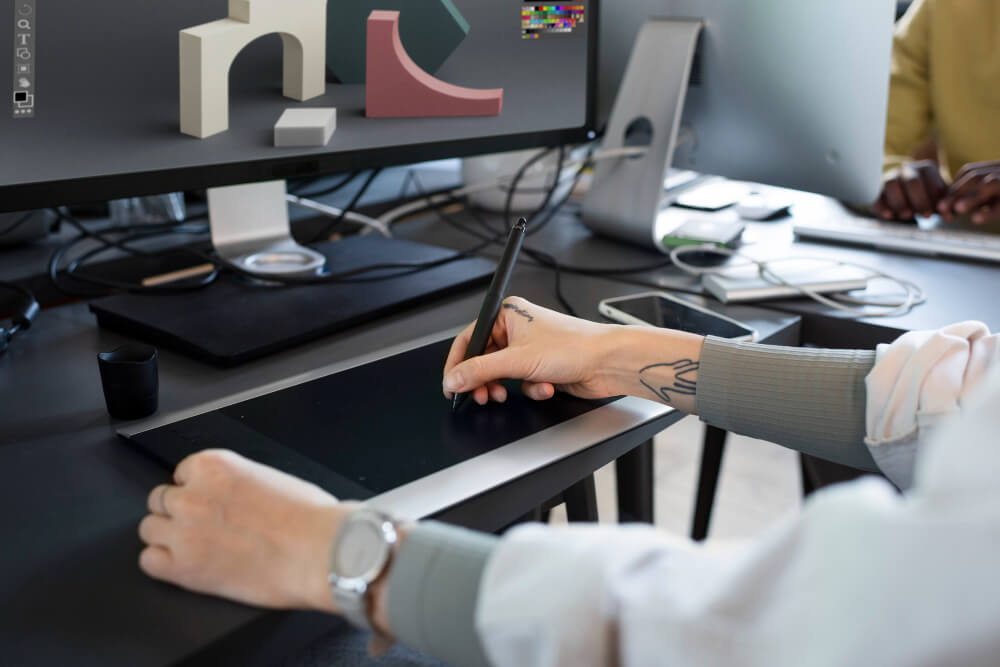 Design criando identidade visual.